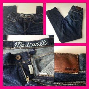 Madewell Rail Straight Jeans Sz 25X30